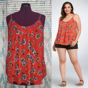 Torrid - Floral crisscross cami